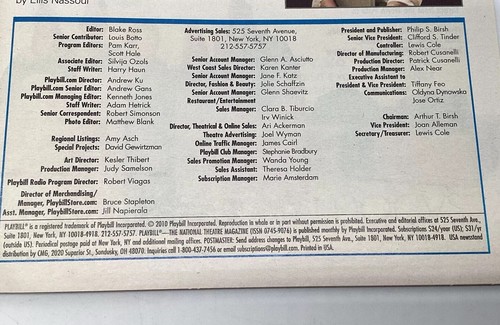 PLAYBILL  Women On The Verge Of A Nervous Breakdown Signed Laura Benanti Plays - Picture 5 of 10