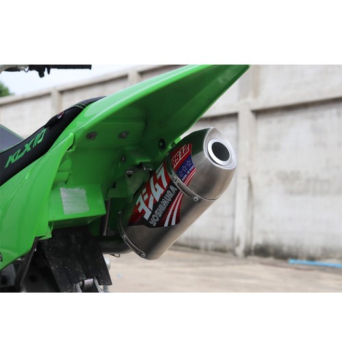 EXHAUST FULL SYSTEM STAINLESS PIPE YOSHI SILVER FOR KAWASAKI KLX110R L - KLX110 - Picture 7 of 12