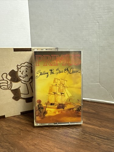 PRIMUS SAILING THE SEAS OF CHEESE CASSETTE TAPE INTERSCOPE 1991 - Picture 1 of 4