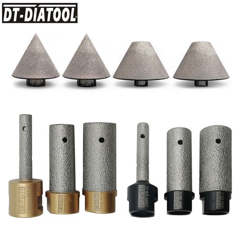 1pc Diamond Finger Bit Cone Milling Chamfering Bits Hole Saw for Porcelain Tile - Picture 1 of 15