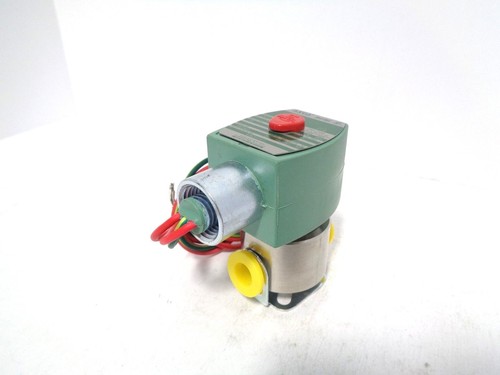1/4" Asco 8262G036T Solenoid Valve. SS, 120VAC/60,110/50, 40 psi H2O, 30 psi oil - Picture 3 of 7