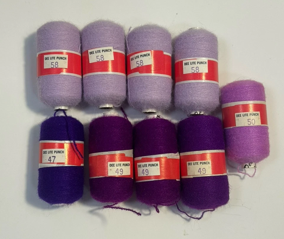 Lot Of 117 Spools Dee Lite Red Punch Needle Embroidery Yarn Thread Mixed Colors - Image 4 of 4