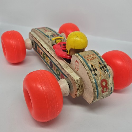 60er Jahre Jungen Spielzeug Fisher Price Auto - Baseball Spiel und Werkzeugkiste siehe Beschreibung - Bild 11 von 18