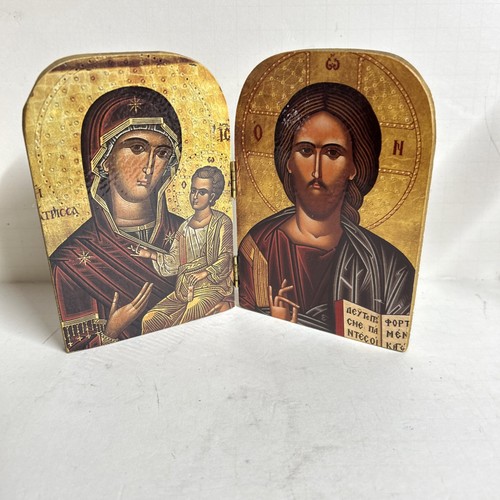 antique russian religious icon Wood - Picture 1 of 7