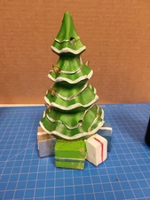 Handcrafted Wood Christmas Tree Miniature Tabletop Decor Holiday Gift Boxes 8