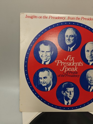Six Presidents Speak A Profile of the Presidency Vinyl LP 1972, Kennedy, Ike+ - Picture 2 of 16