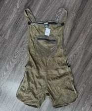 Knobs SF Men  s Knit Overalls Glitter Gold X-Large Ryan Hill Disco