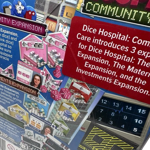 Dice Hospital - Community Care Expansion Kickstarter Edition Alley Cat 2020 New - Picture 7 of 7