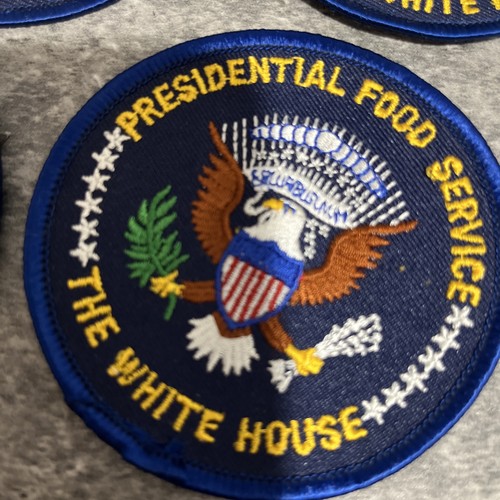 Lot Of 4 PRESIDENTIAL Food Service The White House PATCH 3.5INCHES DIAMETER - Picture 2 of 4