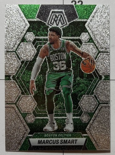 2022-23 Mosaic Marcus Smart White Sparkle SSP #188 - Picture 1 of 2