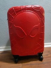 Marvel SpiderMan FUL Rolling Luggage Red Suitcase (READ FULL DESCRIPTION)
