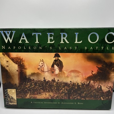 Waterloo Napoleon's Last Battle Board Game by Alex Berg 2001 Complete In Box!