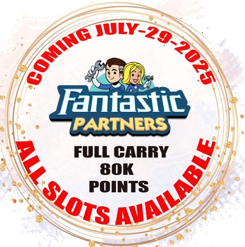 Fantastic Partners Event_Mono_poly-Go 🔥 1-24 Hours complete🔥 Full 80k Carry