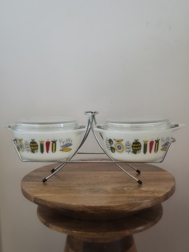 Vintage Pyrex JAJ Meran Homemaker Buffet Set 1964