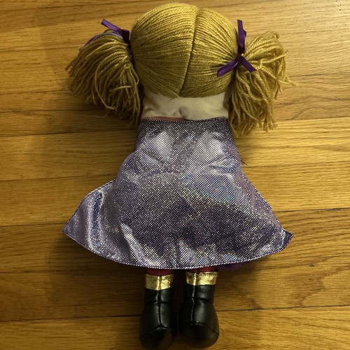 FREE SHIPPING! Superhero Peach Girl, Hand Puppet made by Silly Puppets 15” - Picture 9 of 23