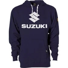 Factory Effex Suzuki Vertical Pullover Hoodie - Navy - 2XL 26-88408