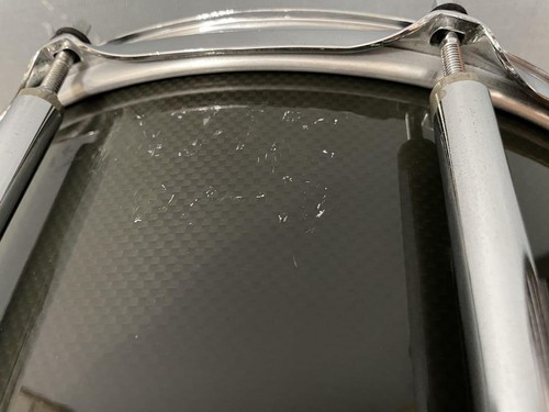 Pearl Free-Floating Carbon Fiber Snare Drum Rare Model used from Japan - Picture 8 of 8