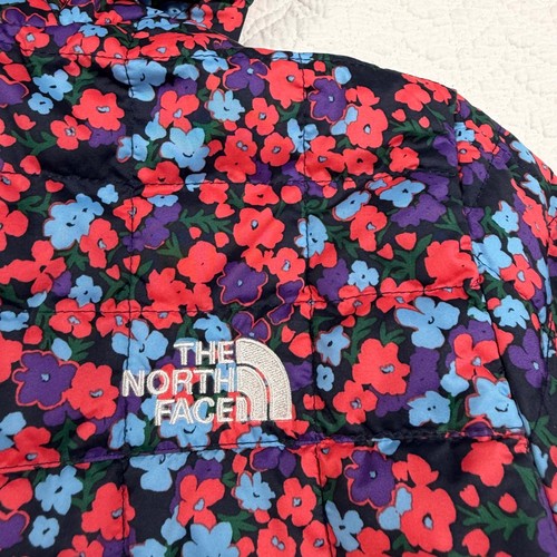 The North Face Mädchen Blumen gefütterte Jacke Kapuze Reißverschluss bunt Gr. L 14/16 - Bild 11 von 14