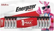 16 Energizer Max Alkaline AAA Battery Battery 12-2029 BRAND NEW RETAIL PACKAGE