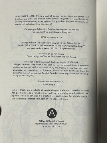 Diary of a Wimpy Kid # 12 The Getaway SIGNED 2 Times EDITION hardcover - Picture 4 of 6