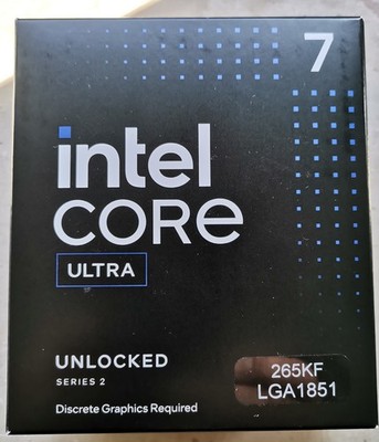 intel core ultra 7 265kf Boxed ohne Kühler