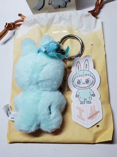 100% AUTHENTIC! Mini Labubu "I" TEAL LETTER Pin For Love PENDANT POP MART🔥E1 - Picture 2 of 7