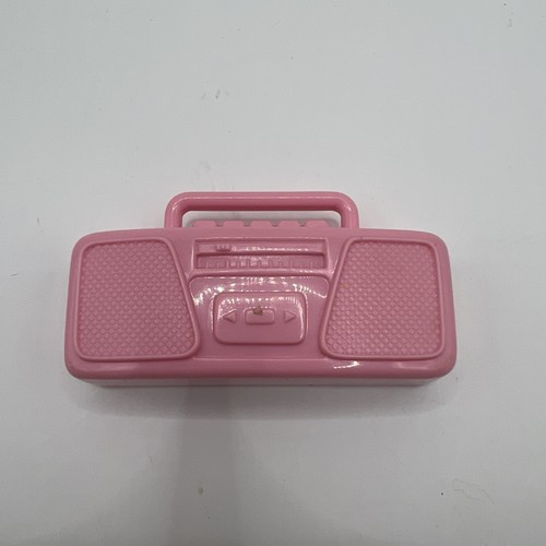 Fisher Price liebevolle Familie Puppenhaus rosa Radio Stereo Ghettoblaster