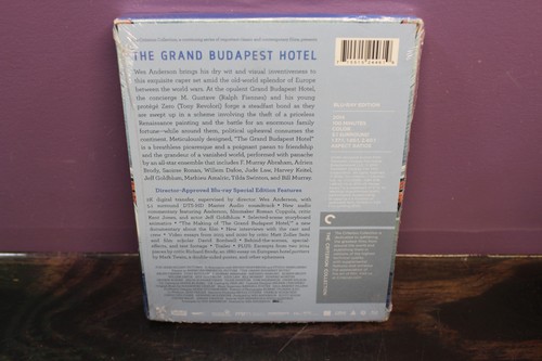 The Grand Budapest Hotel Blu-ray (Wes Anderson, 2014) Criterion SEALED, - Picture 5 of 5