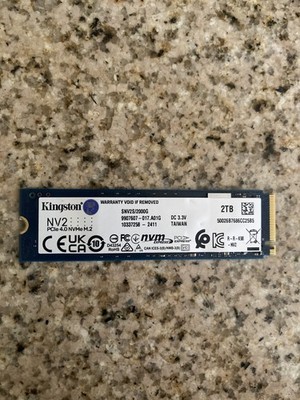Kingston NV2 2TB PCIe 4.0 NVMe M.2 Internal Solid State Drive SSD SNV2S/200G