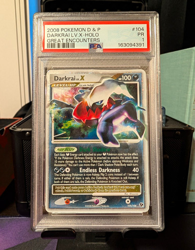 Darkrai LV.X graded PSA 1 for sale on eBay