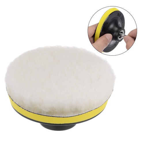 3 Stück Wolle Polierpads 5 Zoll Polierpad Polierpad Klett - Bild 5 von 6