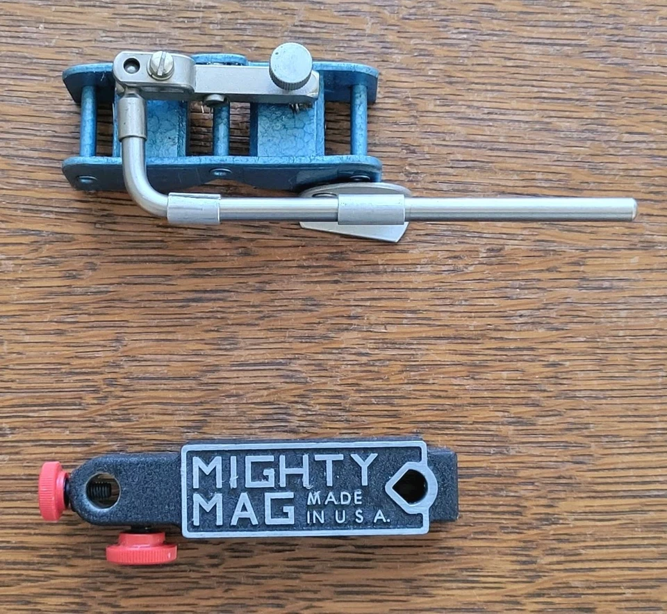 (2) Магнитные держатели/основания - Mighty Mag & Erick Magna держатель машинистские инструменты США - Изображение 2 из 4
