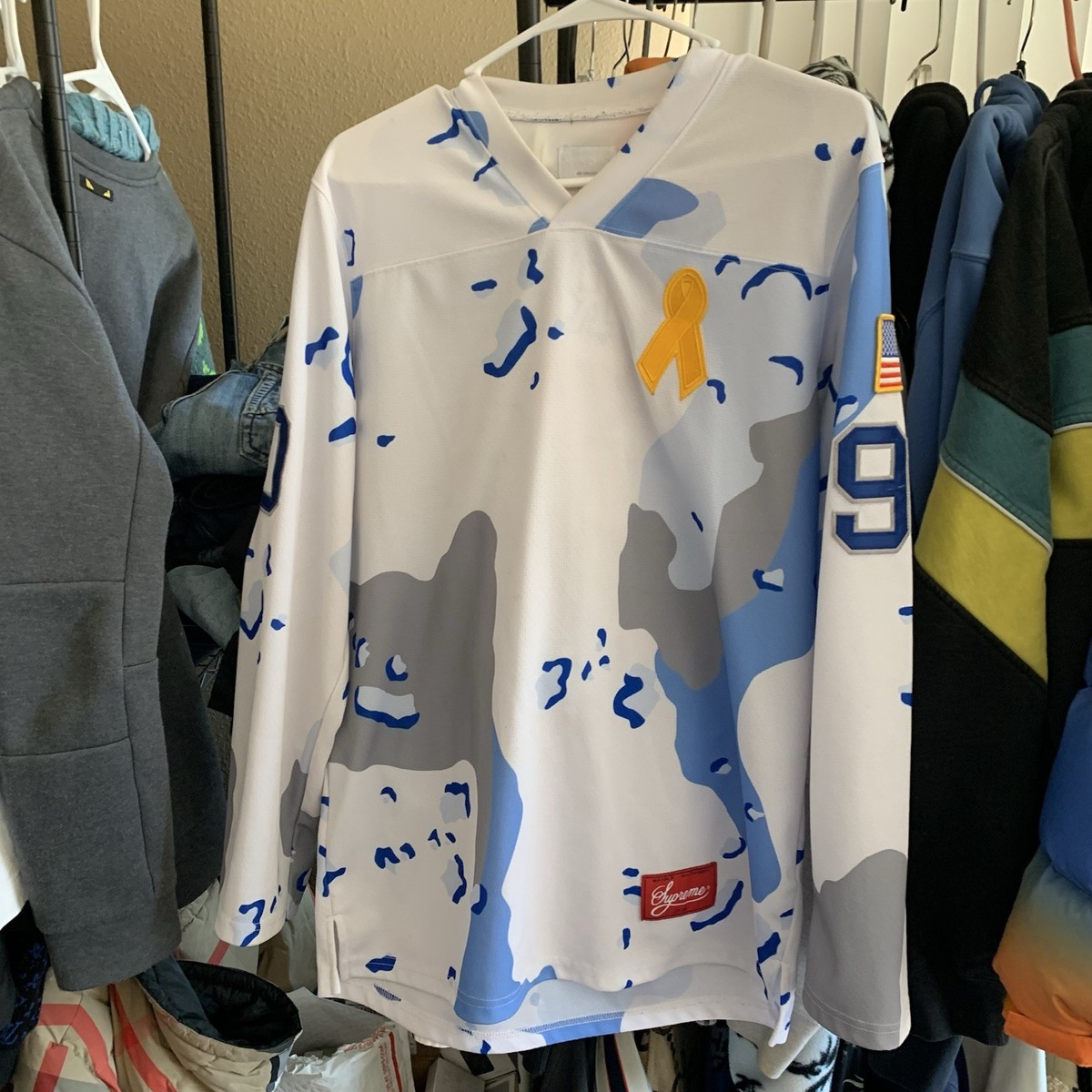 シャツ Supreme 2014ss Hockeyshirts  Desert Camo Supreme Desert Camo Hockey Top (FW14)