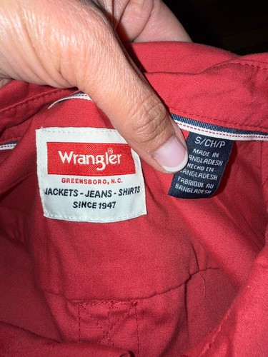NUEVO Wrangler Para Hombre Talla Pequeña Relajado Elastizado Manga Corta Camisa Lote de 3 - Imagen 5 de 7