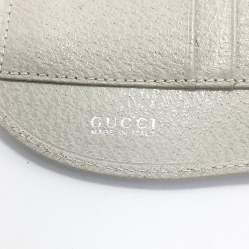 Echte Gucci Top Zustand Vintage Geldbörse mit Box Leder Elfenbein Italien - Bild 18 von 18