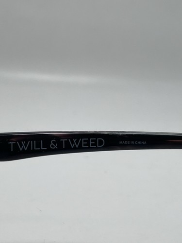 Marco de gafas Twill & Tweed TW2002 5772 púrpura negro flexible 50-18-140 usado en excelente estado - Imagen 4 de 5