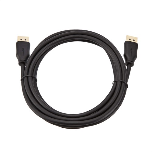 Amazonbasic DisplayPort to DisplayPort Cable 3.0m for Game Consoles Black 717 - Afbeelding 5 van 5