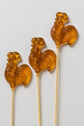 Molde de piruleta de caramelo de hierro fundido con formas de gallo metal duradero vintage - Imagen 4 de 6