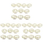 3pcs acryllove tischschild 10pcs Liebe Wort Tabletop Acryl Place -Karten