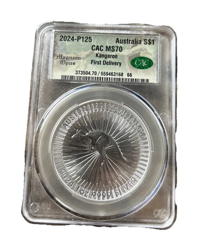 2024 Australian Silver Kangaroo 1 oz — photo from the most recent tracked eBay sale