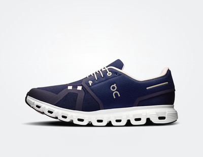 On Cloud 6 Men's Midnight White Comfort Walking Running Shoes