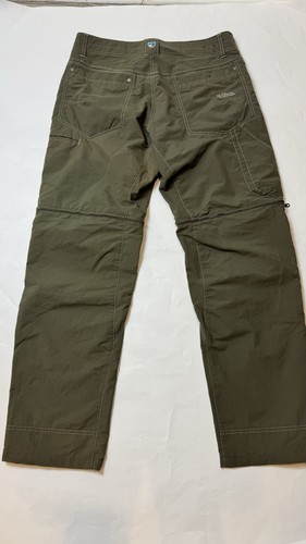 Kuhl Liberator Convertible Stealth Pants 33x32 Leg Zip-Away Hiking Trail - Picture 7 of 11