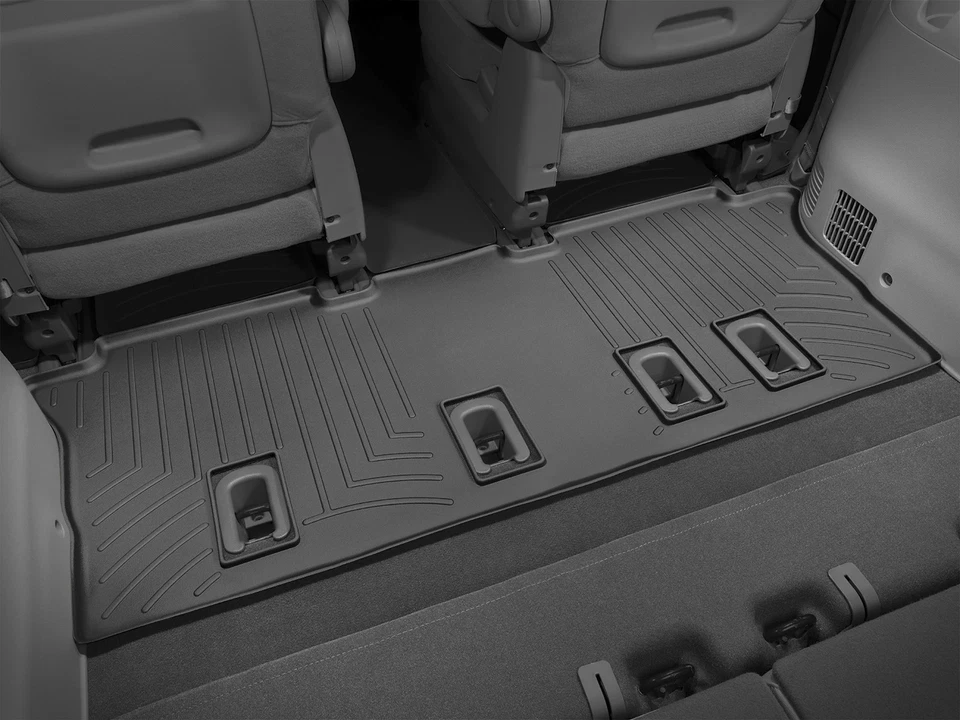 Forro de piso WeatherTech para Kia Sedona 2014-2014 - tercera fila, negro Foto 2 de 4