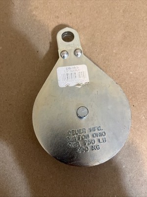 Deuer DB-35G Gable Block, 5/16'' Rope, 750 lb Working Load, 3-1/2'' Sheave, Zinc