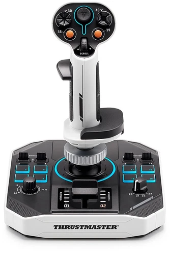 Thrustmaster SOL-R 1 Flightstick - Joystick ambidextre - 44 boutons, 8 axes, 2 g