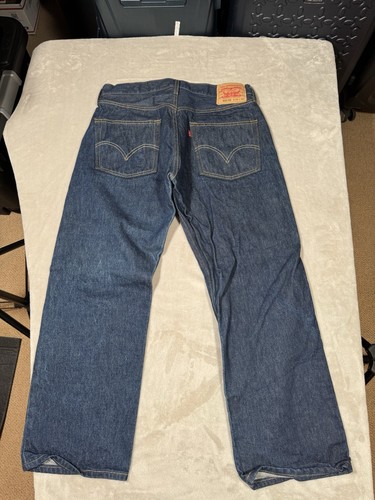Vintage Levis 501xx Jeans Mens Size 33x28 Button Fly Raw Denim 00’s - Picture 11 of 16