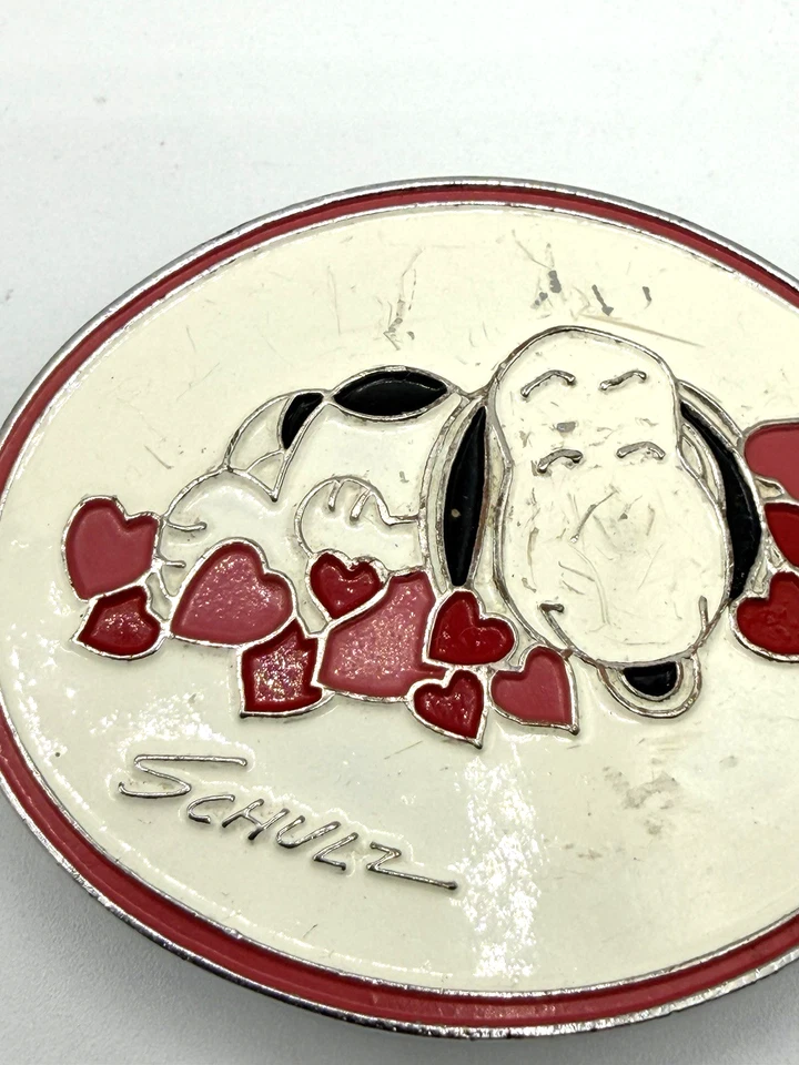 Винтажная винтажная пряжка ремня Snoopy 1958 — United Feature Syndicate - Изображение 2 из 4