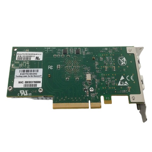Carte réseau Ethernet 10 Go SFP + double port 82599ES Silicom PCIe 2,0 x8 profil bas - Photo 5/6