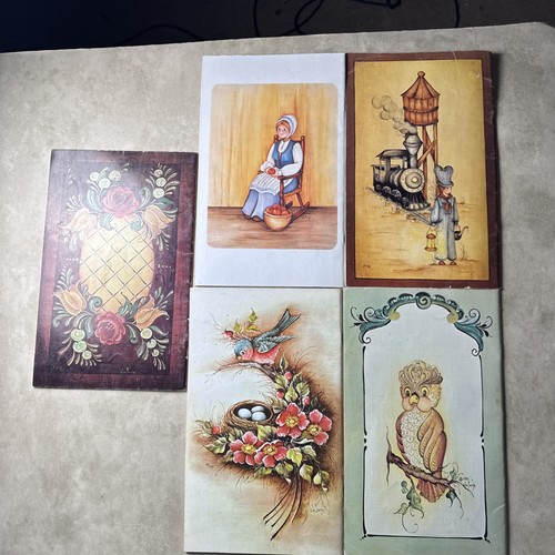 Lot of 5 Folk Art Expressions of Joy Books - Decorative Painting Patterns - Picture 2 of 7