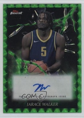 2024-25 Topps Finest Green Refractor /75 Jarace Walker #ES-JW Auto 1th4